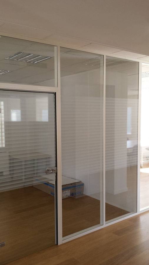 Porte CLARIT, verre pour cloison amovible de bureau à Marseille