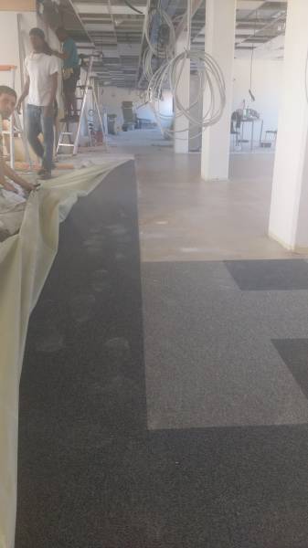 Pose de sol à Nancy