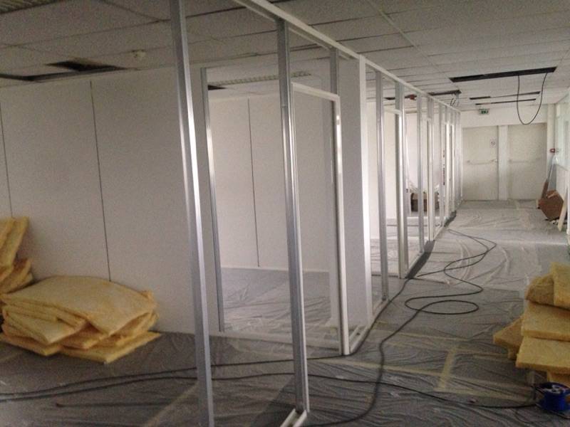 Situation de chantier en cour de realisation a bordeaux