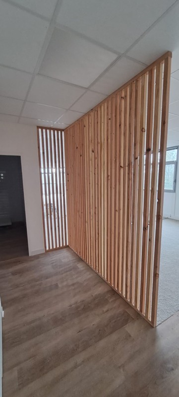 Cloison amovible claustra pour bureaux professionnels à Aix en provence